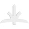 Ekena Millwork Davenport Architectural Grade PVC Gable Bracket, 60"W x 40"H x 4"D x 6"F, 16/12 Pitch GBP060X40X0406DAV00 - alternate 5